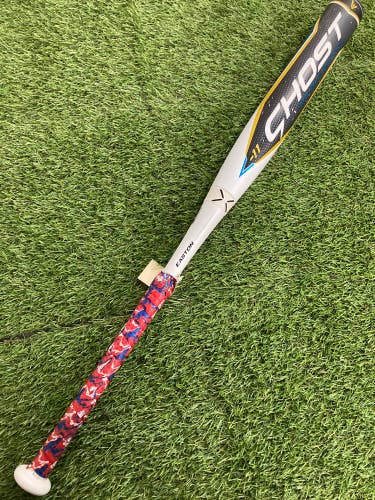 (Cracked) USED 2022 Easton Ghost Bat (-11) Composite 20 oz 31"
