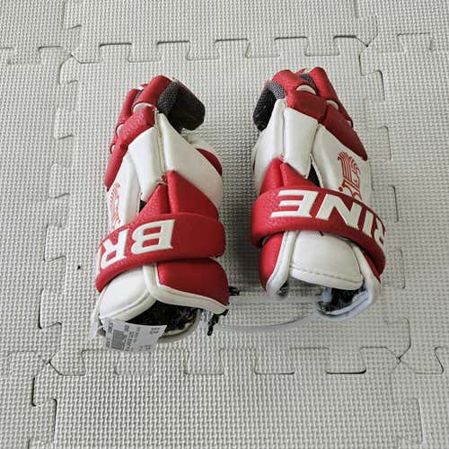 Used Brine Lacrosse Gloves Sm Junior Lacrosse Gloves