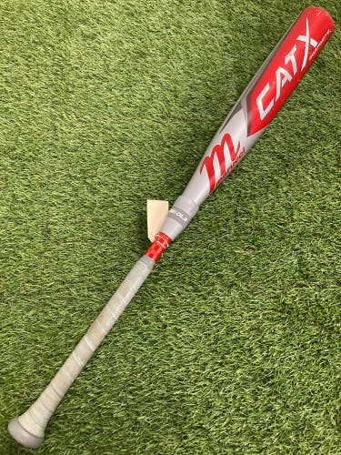 (Cracked)Used Marucci CAT X Composite Bat USSSA Certified (-10) Composite 21 oz 31"