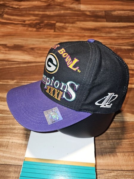Vintage Super Bowl XXXI 1997 Green Bay Packers Champion LA Vtg Hat Cap Snapback