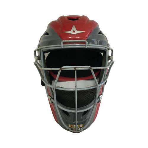 Used All-star Mvp2500-1 Large Catchers Helmet Catcher's Equipment