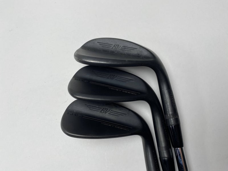Titleist Vokey SM9 Jet Black Wedge Set 50* 8 | 54* 14 | 58* 12 Wedge Steel RH