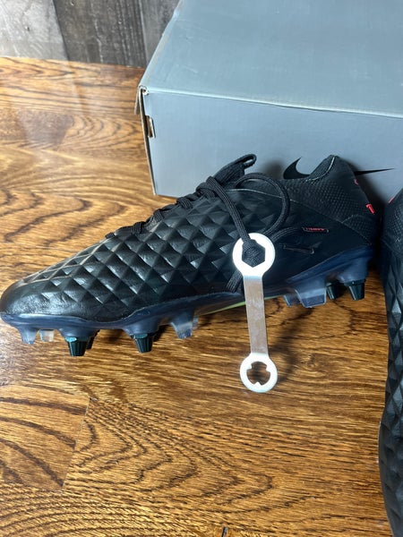 Nike Tiempo Legend 8 Elite SG Pro ACC Black Soccer MENS SIZE 6.5 Men’s 8 Women’s
