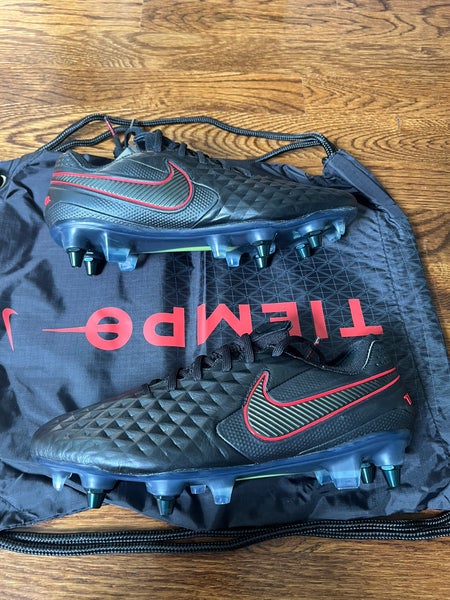 Nike Tiempo Legend 8 Elite SG Pro ACC Black Soccer MENS SIZE 6.5 Men’s 8 Women’s
