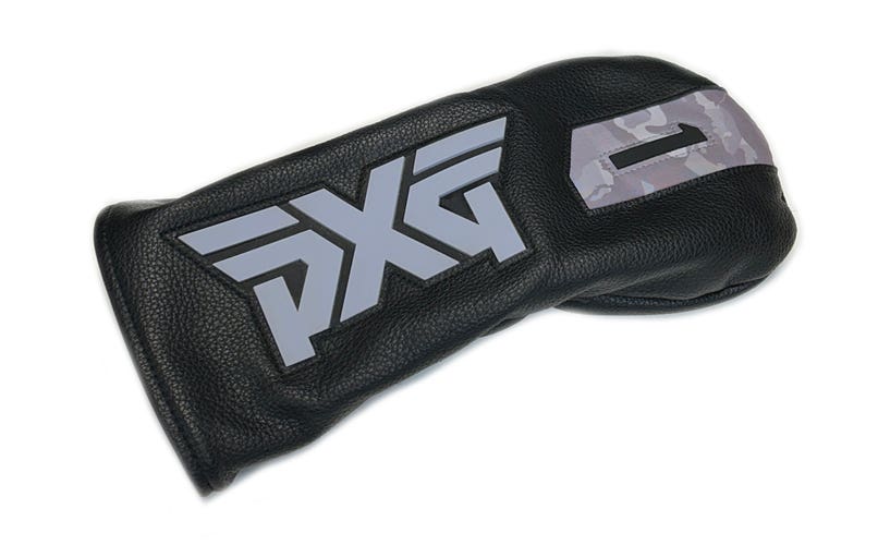 PXG Parsons Xtreme Golf Black/Grey Camo w/Cart Magnet Driver Headcover
