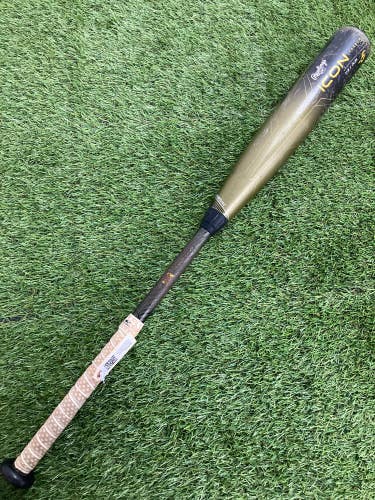 (BArrel Rattle)Used Rawlings ICON Bat USSSA Certified (-5) Composite 26 oz 31"