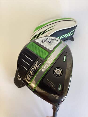 Callaway Epic Speed Fairway 4 Wood 16.5* Project X Cypher Fifty 5.0 Senior Graph