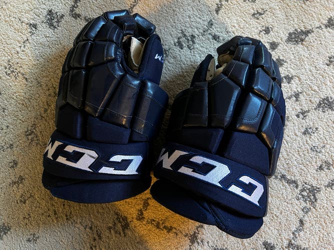 CCM pro stock HG41 gloves navy 14”
