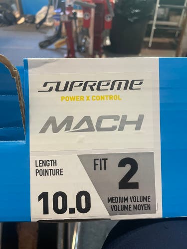 New Senior Bauer Size 10 Supreme Mach Hockey Skates *Fly X Runners*