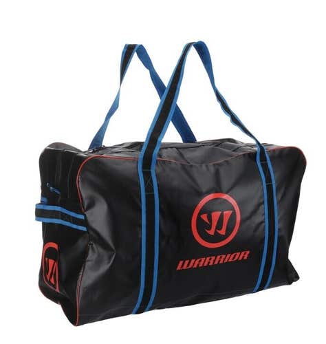 New $99 Warrior Covert Hockey Black Blue Pro Player Senior Bag Large Durable Tough