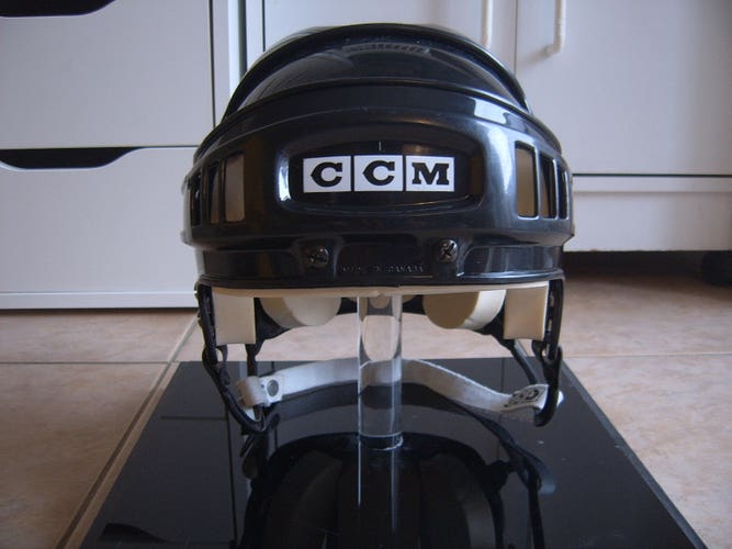 Excellent Condition CCM HT2/HT652 Hockey Helmet sz Large Black/White