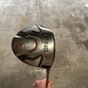 Used Men's Ping Right Handed Stiff Flex 9.5 Loft G20 Driver