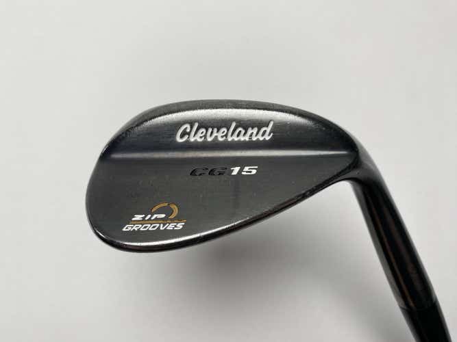 Cleveland CG15 Black Pearl 56* 14 Traction Wedge Steel Mens RH Midsize Grip