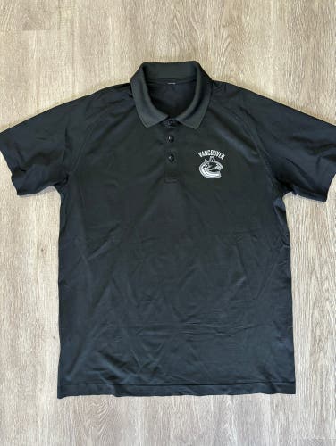 Vancouver Canucks Team Issued Lululemon Polo