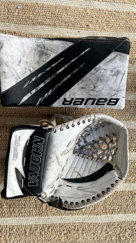 Vaughn Epic 8800 Glove & Bauer 3X Blocker