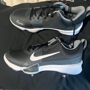 Black New Men's Low Top Metal Force Zoom Trout 9 Elite