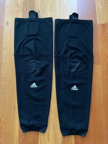 Adidas Black Hockey Practice Socks | XL