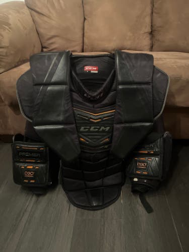 Used  CCM Pro Stock Premier Pro Goalie Chest Protector