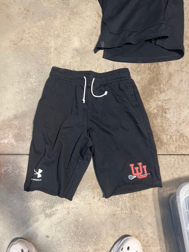 Brand New University of Utah Lacrosse Team Issued ASUN Sweat Shorts (Medium)