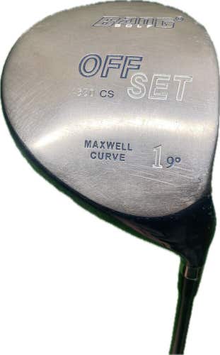 Bang Golf Offset 350 CS Maxwell Curve 9° Driver BGF-300 R Flex Graphite RH 45.5”