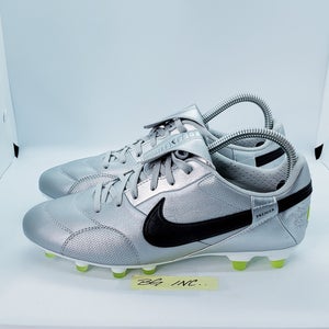Nike Premier III FG Soccer Cleats Metallic Silver AT5889-004 Men's Size 7.5 NEW