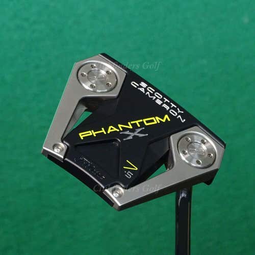 Scotty Cameron 2021 Phantom X 7.5 33" Single-Bend Putter Golf Club W/ Headcover