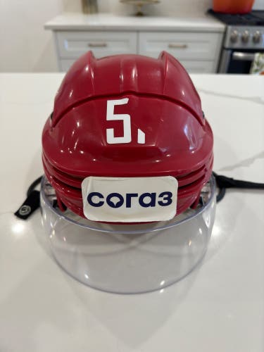 Used Medium Bauer KHL Pro Stock 4500 Helmet
