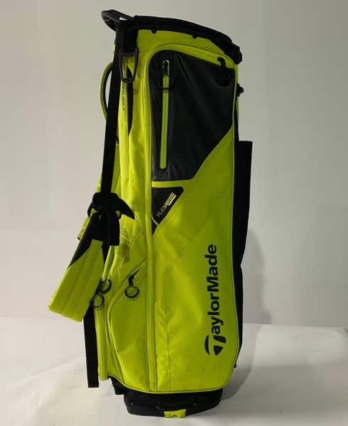 TaylorMade スタンドバッグ 蛍光イエロー TaylorMade 2022 FlexTech Stand Bag Neon Yellow 5-Way Divide Dual