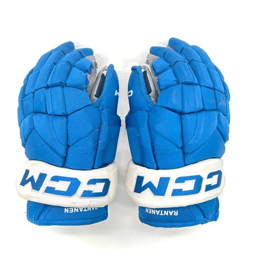 CCM HG12 - Used NHL Pro Stock Hockey Gloves - Mikko Rantanen