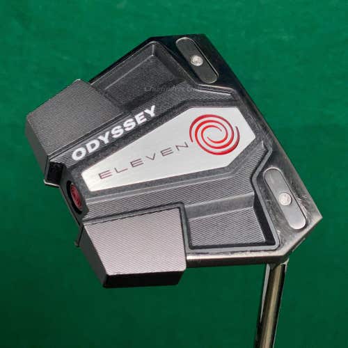 Odyssey ELEVEN S 35" Slant Mallet Putter Golf Club W/ Stroke Lab Red & HC