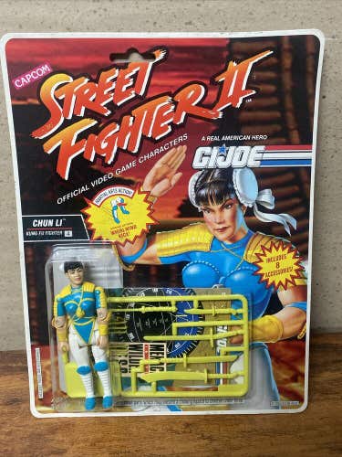 CHUN LI Capcom Street Fighter II 2 G.I. Joe 1993 Hasbro Action Figure SEALED NEW