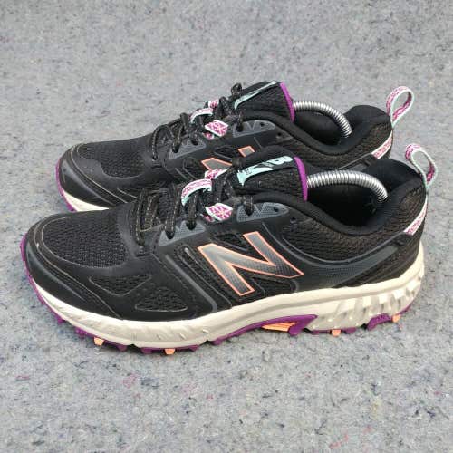 New Balance 412 TechRide Womens 6.5 Trail Running Shoes Low Top Sneakers Black