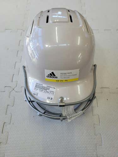 Used Adidas Helmet W Cage 6 3 8 7 5 8 One Size Baseball And Softball Helmets