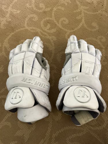 Used  Warrior Large EVO QX Lacrosse Gloves