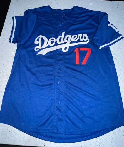 Men's Los Angeles Dodgers Shohei Ohtani Jersey Blue L