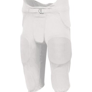 Russell Athletic Youth Boys Integrated F25PFWP XS White Football Pants NWT