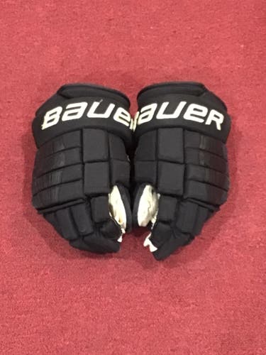 Army/ West Point Used Bauer 15" Pro Stock Pro Series Gloves Item#WPBGL15