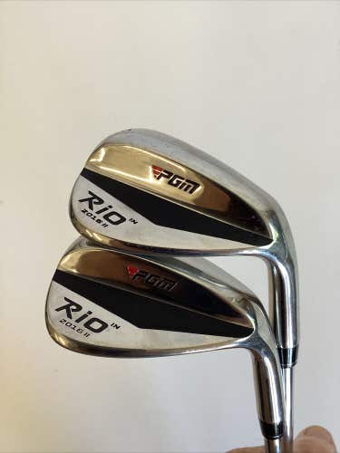 PGM Rio IN 2016-II Wedge Set 56*-SW And 60*-LW With Steel Shafts