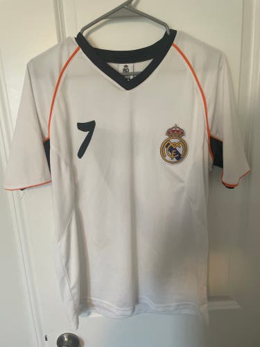 Ronaldo White Used Small  Jersey