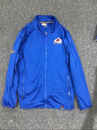 New Colorado Avalanche Fanatics Coaching Jacket Size XL,2XL