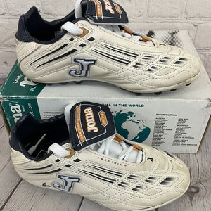 Joma Alfonso 26 Caucho 27 Taco Youth Soccer Cleats White Navy Orange US 13