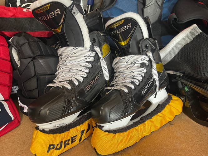 New Senior Bauer Supreme 3S Pro Hockey Skates - Size 9 Fit 1