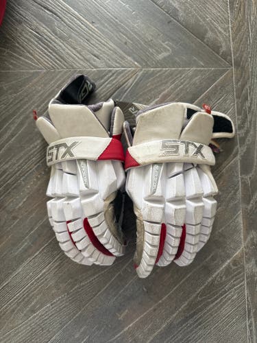 Used STX Large Surgeon RZR Lacrosse Gloves