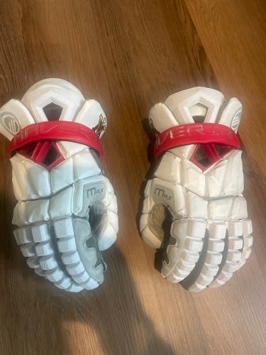 Used  Maverik 13" Max Lacrosse Gloves