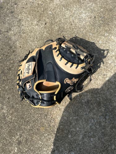 Used 2023 Right Hand Throw Rawlings Catcher's Yadier Molina model Glove 34"