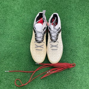 White New Size 9.5 (Women's 10.5) Under Armour Clone Cleats Cleats