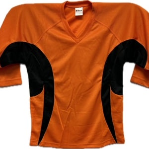 New Goalie Cut Blank Orange/Black Practice Jersey