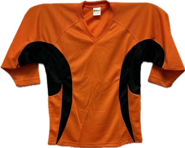 New Goalie Cut Blank Orange/Black Practice Jersey