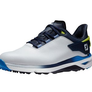 FootJoy 2024 Pro/SLX Mens Golf Shoes 56914 White/Navy 8.5 Medium (D) New #95579