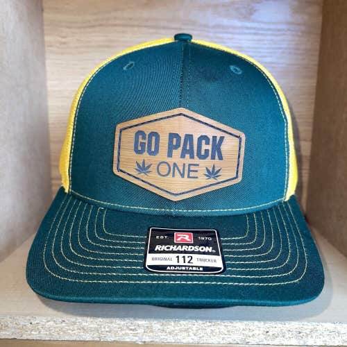 Green Bay Packers Go Pack One Snapback Hat Cap NEW